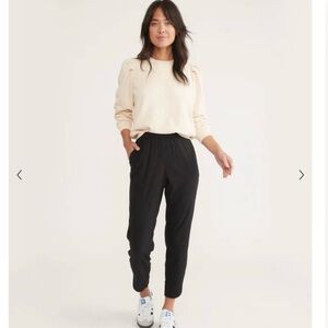 Marine Layer Allison Pant Black Sz L
